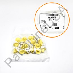 Show details for Genuine Land Rover LR3 LR4 Range Sport Lower Molding Clips DYC101420 20 pack Picture of Genuine Land Rover LR3 LR4 Range Sport Lower Molding Clips DYC101420 20 pack